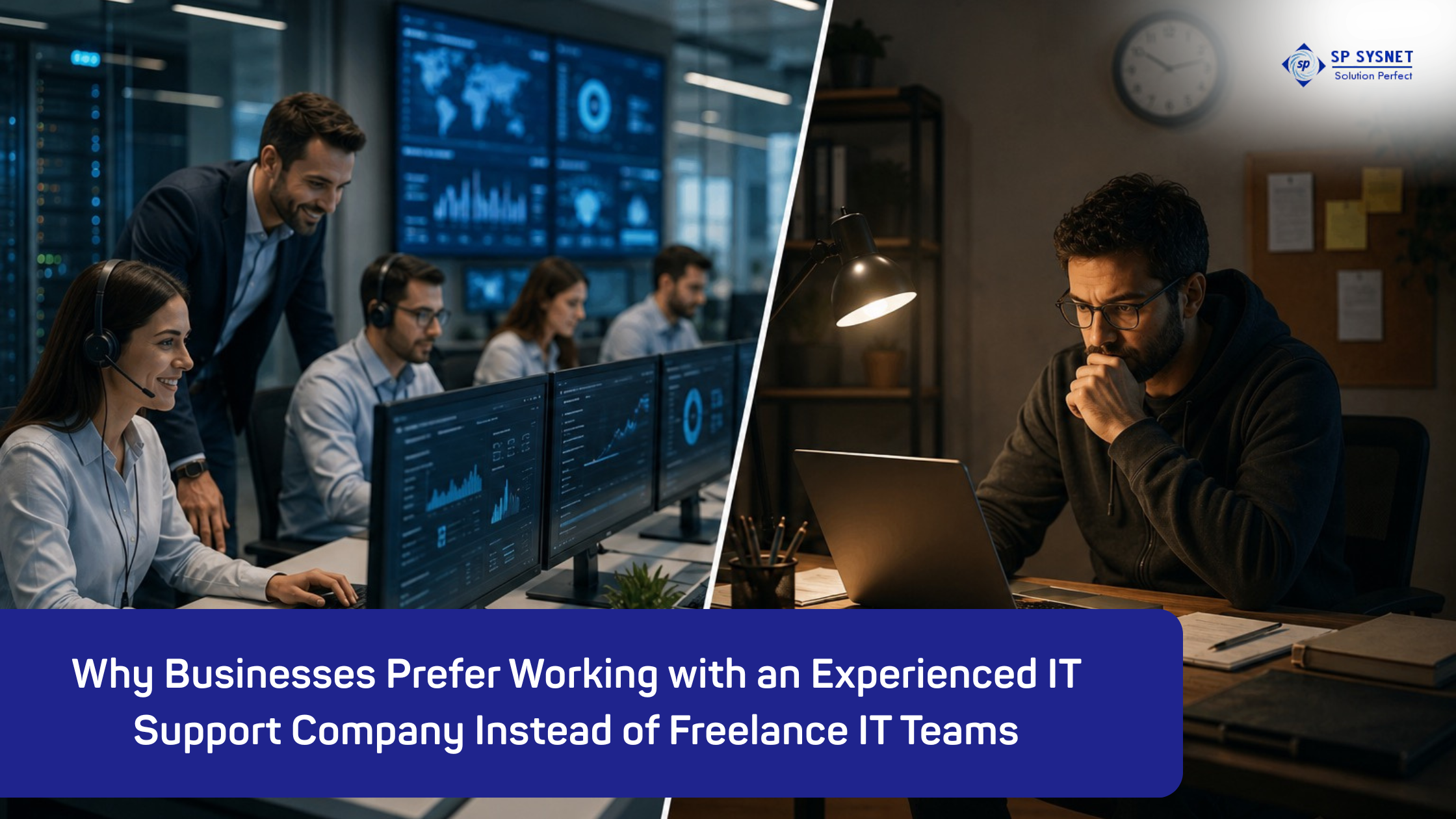 Why Businesses Prefer Working with an Experienced IT Support Company Instead of Freelance IT Teams?