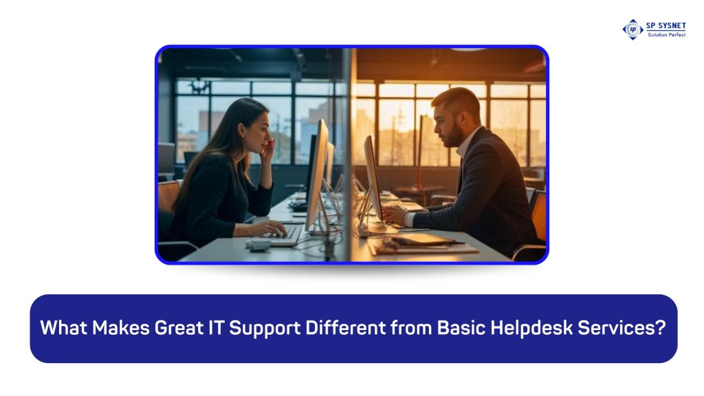 IT Support Service Provider in India providing proactive IT support, network monitoring, cybersecurity, and business infrastructure management